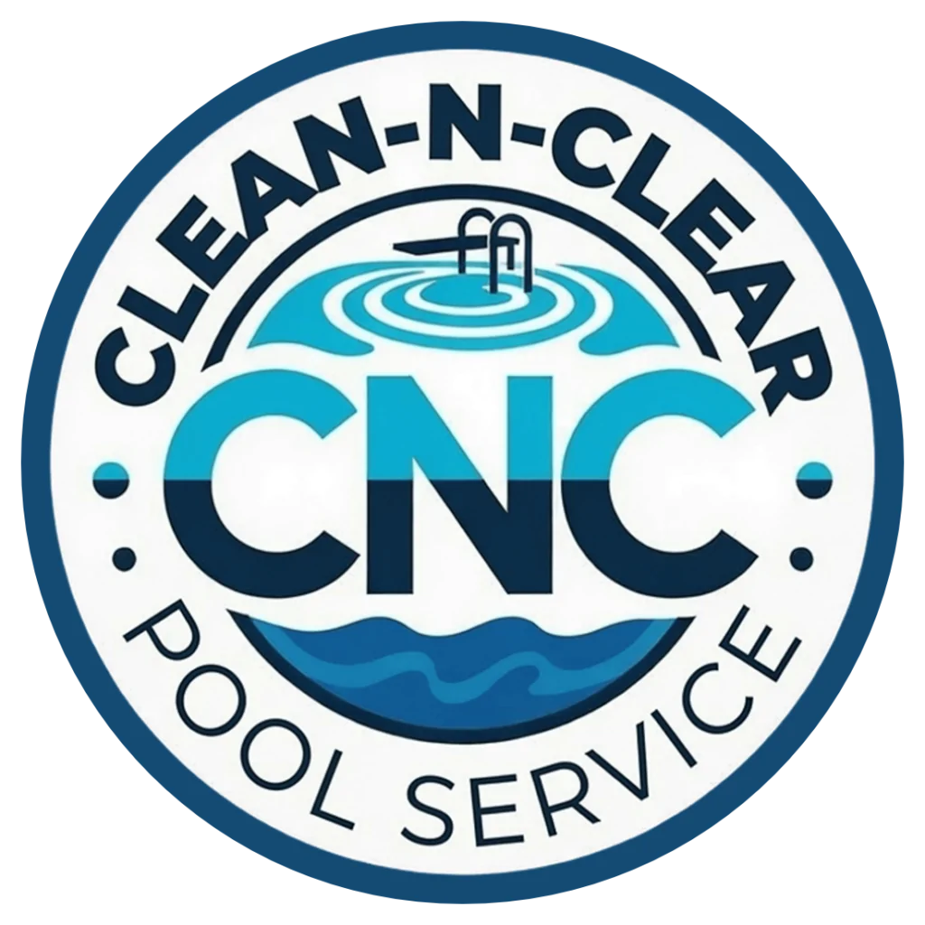 clean n clear pool service logo official